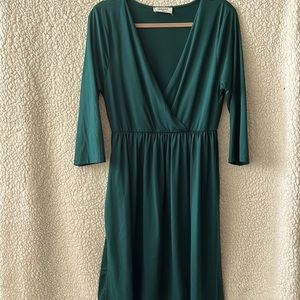 Zenana emerald green dress size XL